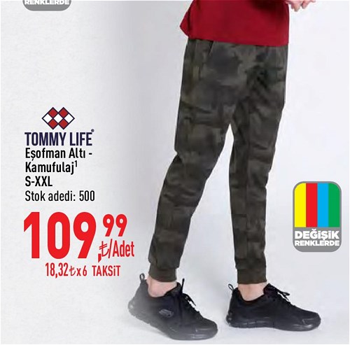 Tommy Life Eşofman Altı Kamuflaj image