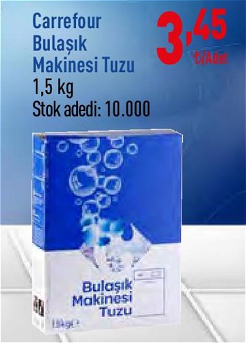 Carrefour Bulaşık Makinesi Tuzu 1,5 kg image