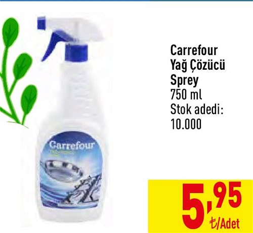 Carrefour Yağ Çözücü Sprey 750 ml image