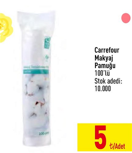 Carrefour Makyaj Pamuğu 100'lü image