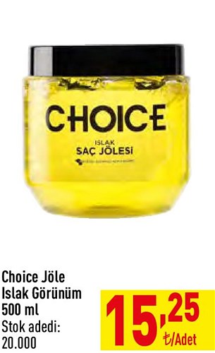 Choice Jöle Islak Görünüm 500 ml image