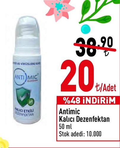 Antimic Kalıcı Dezenfektan 50 ml image