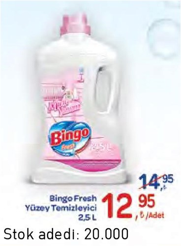 Bingo Fresh Yüzey Temizleyici 2,5 L image