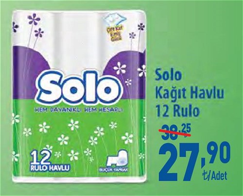 Solo Kağıt Havlu 12 Rulo image