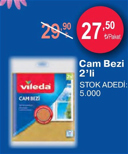 Vileda Cam Bezi 2'li image