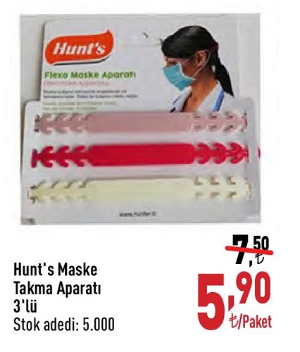 Hunt's Maske Takma Aparatı 3'lü image