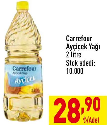 Carrefour Ayçiçek Yağı 2 litre image