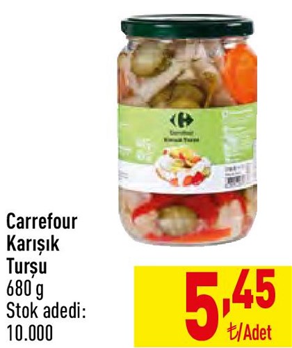 Carrefour Karışık Turşu 680 g image