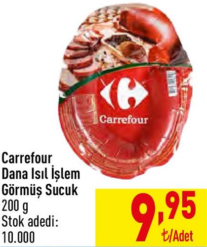 Carrefour Dana Isıl İşlem Görmüş Sucuk 200 g image