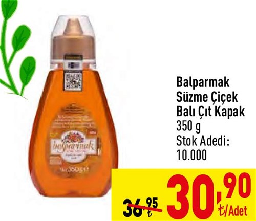 Balparmak Süzme Çiçek Balı Çıt Kapak 350 g image