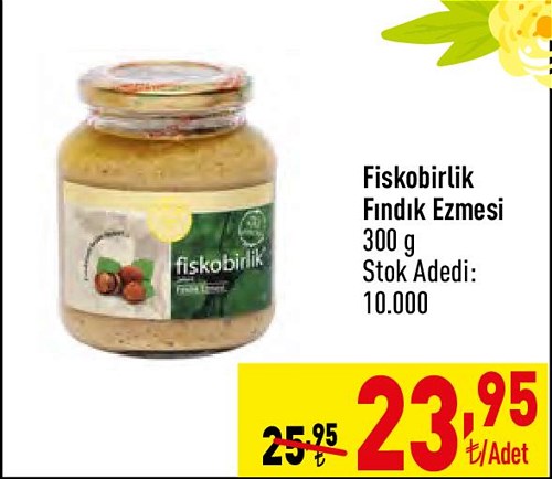 Fiskobirlik Fındık Ezmesi 300 g image