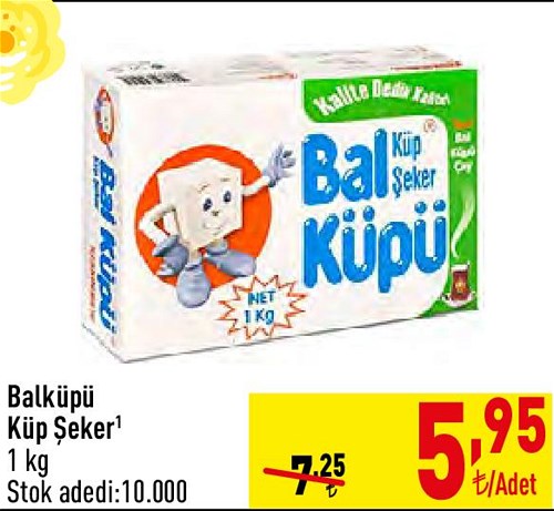 Balküpü Küp Şeker 1 kg image