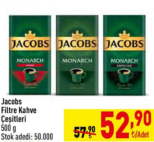 Jacobs Filtre Kahve Çeşitleri 500 g image