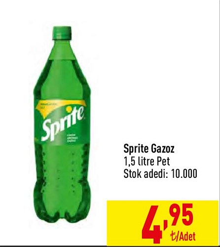 Sprite Gazoz 1,5 litre Pet image