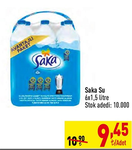 Saka Su 6x1,5 litre image