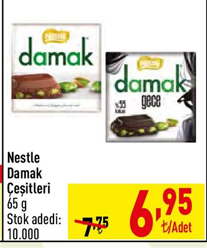 Nestle Damak Çeşitleri 65 g image