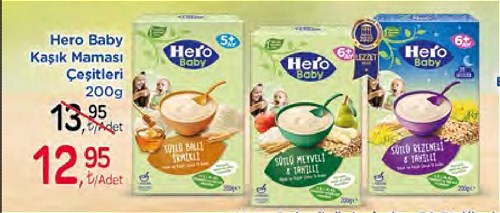 Hero Baby Kaşık Maması Çeşitleri 200 g image