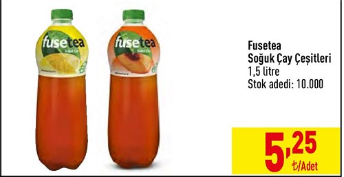 Fusetea Soğuk Çay Çeşitleri 1,5 l image