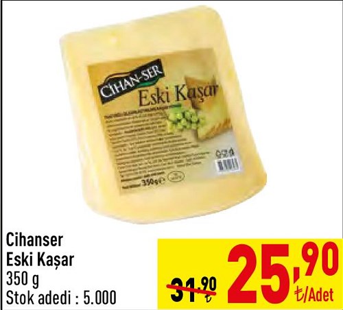 Cihanser Eski Kaşar 350 g image