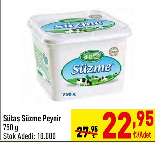 Sütaş Süzme Peynir 750 g image