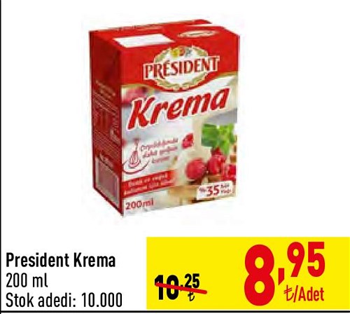 President Krema 200 ml image