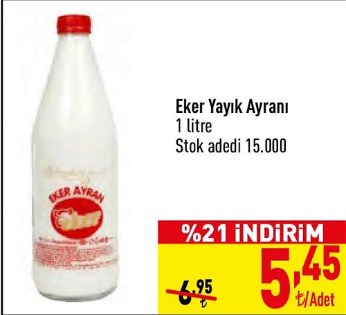 Eker Yayık Ayran 1 l image