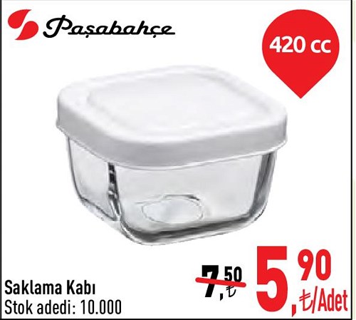 Paşabahçe Saklama Kabı 420 cc image