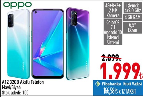 Oppo A12 32 GB Akıllı Telefon image