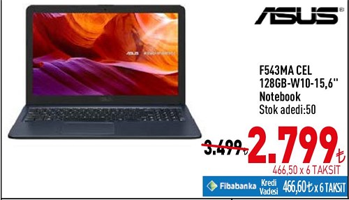 Asus F543MA CEL 128 GB-W10-15,6" Notebook image