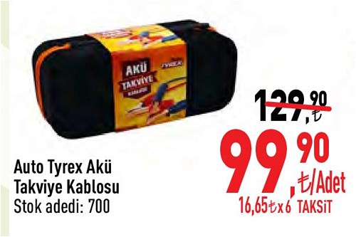 Auto Tyrex Akü Takviye Kablosu image