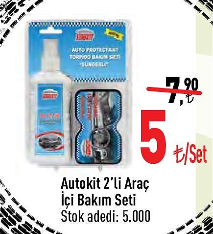 Autokit 2'li Araç İçi Bakım Seti image