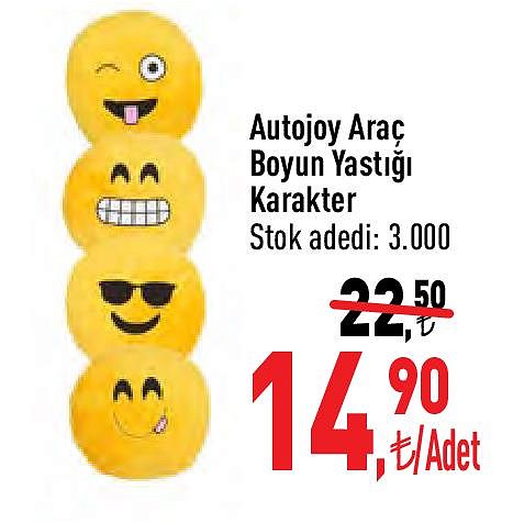 Autojoy Araç Boyun Yastığı Karakter image