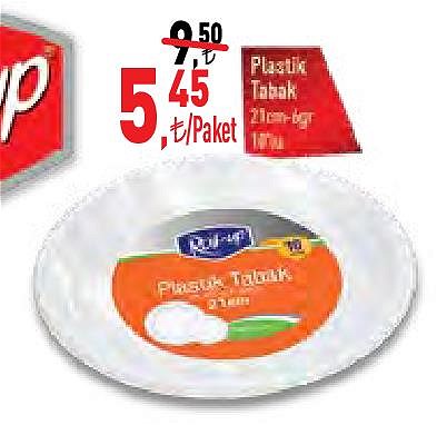 Roll-Up Plastik Tabak 21 cm 6 gr 10'lu image