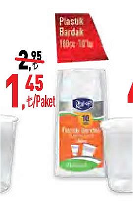 Roll-Up Plastik Bardak 180 cc 10'lu image