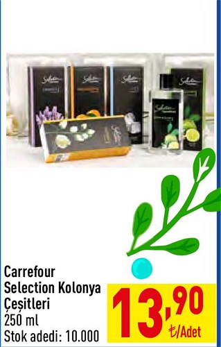 Carrefour Selection Kolonya Çeşitleri 250 ml image