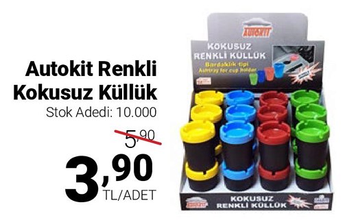 Autokit Renkli Kokusuz Küllük image