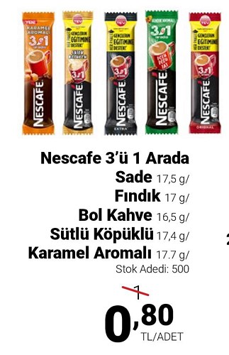 Nescafe 3'ü 1 Arada Çeşitleri image