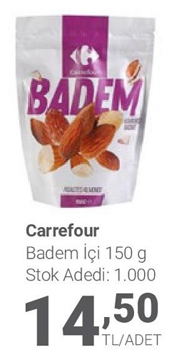 Carrefour Badem İçi 150 g image