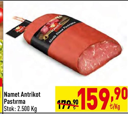 Namet Antrikot Pastırma kg image