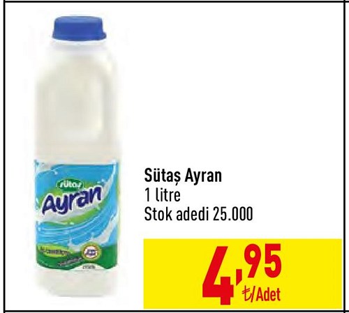 Sütaş Ayran 1 l image