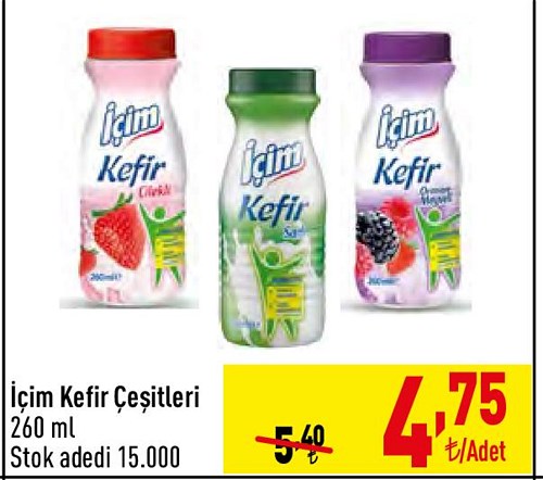 İçim Kefir Çeşitleri 260 ml image