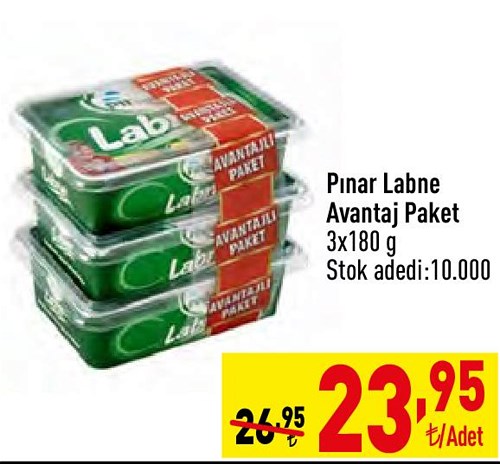 Pınar Labne Avantajlı Paket 3x180 g image