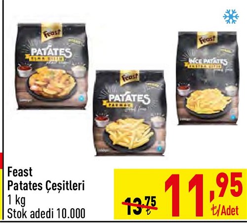 Feast Patates Çeşitleri 1 kg image