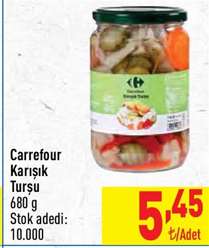 Carrefour Karışık Turşu 680 g image