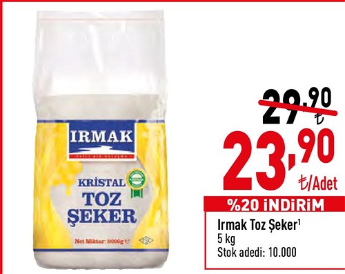 Irmak Toz Şeker 5 kg image