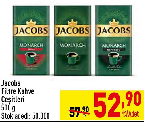 Jacobs Filtre Kahve Çeşitleri 500 g image