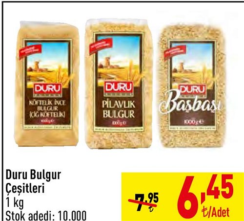 Duru Bulgur Çeşitleri 1 kg image