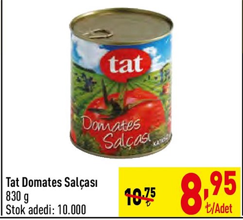 Tat Domates Salçası 830 g image