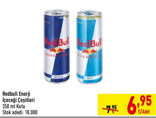 Redbull Enerji İçeceği Çeşitleri 250 ml Kutu image