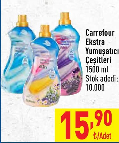 Carrefour Ekstra Yumuşatıcı Çeşitleri 1500 ml image